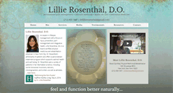 Desktop Screenshot of drlillierosenthal.com